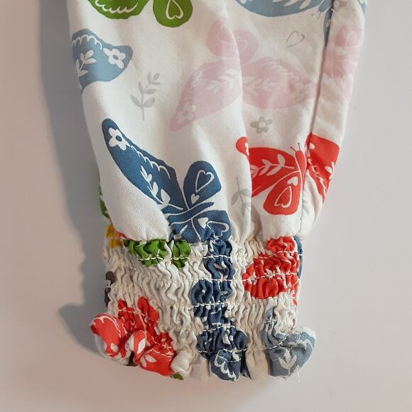 Mini Boden Butterfly Romper Tie Strap Jumpsuit Pockets Elastic Waist Girls 4/5 - Picture 7 of 12